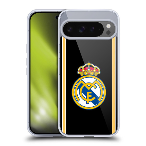 Real Madrid CF Retro Bring Back 99/00 Black Soft Gel Case for Google Pixel 9 Pro XL