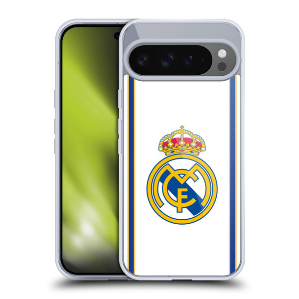 Real Madrid CF Retro Bring Back 99/00 White Soft Gel Case for Google Pixel 9 Pro XL