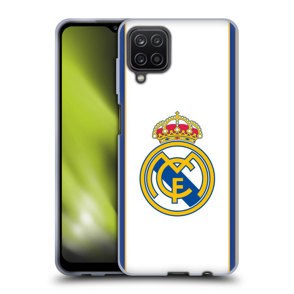 Real Madrid CF Retro Bring Back 99/00 White Soft Gel Case for Samsung Galaxy A12 (2020)