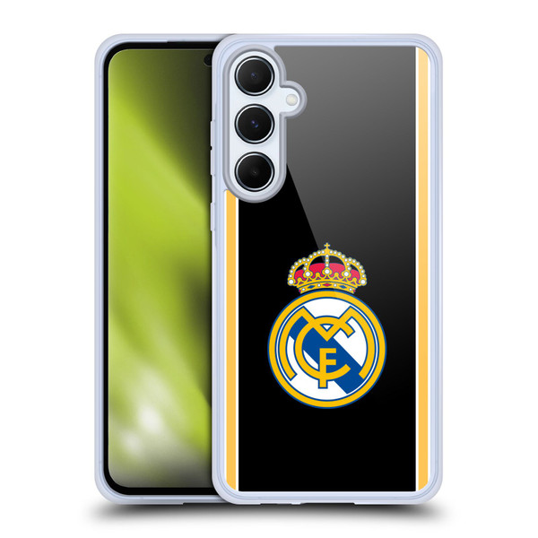 Real Madrid CF Retro Bring Back 99/00 Black Soft Gel Case for Samsung Galaxy A55 5G