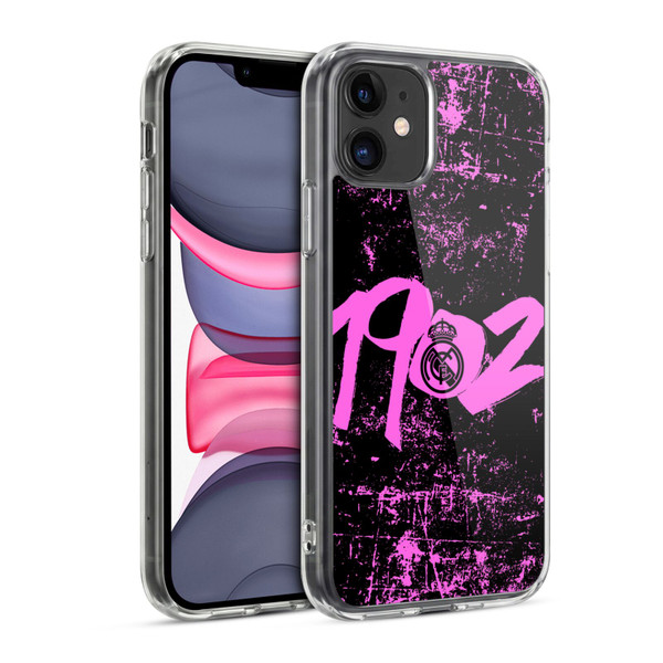 Real Madrid CF Urban Pink 1902 Soft Gel Case for Apple iPhone 11