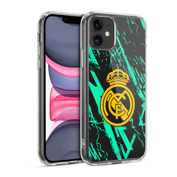 Real Madrid CF Urban Green Gold Soft Gel Case for Apple iPhone 11