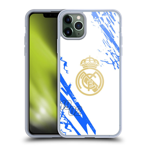 Real Madrid CF Urban White Blue Soft Gel Case for Apple iPhone 11 Pro Max