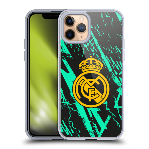 Real Madrid CF Urban Green Gold Soft Gel Case for Apple iPhone 11 Pro