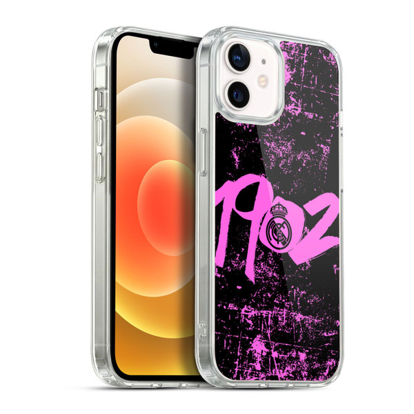 Real Madrid CF Urban Pink 1902 Soft Gel Case for Apple iPhone 12 / iPhone 12 Pro & MagSafe