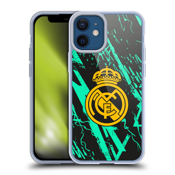 Real Madrid CF Urban Green Gold Soft Gel Case for Apple iPhone 12 Mini