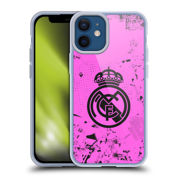 Real Madrid CF Urban Pink Soft Gel Case for Apple iPhone 12 Mini