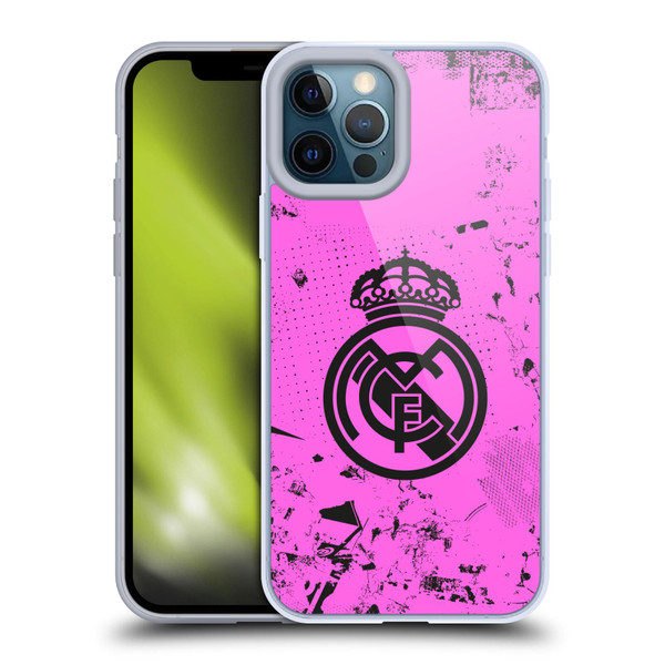 Real Madrid CF Urban Pink Soft Gel Case for Apple iPhone 12 Pro Max