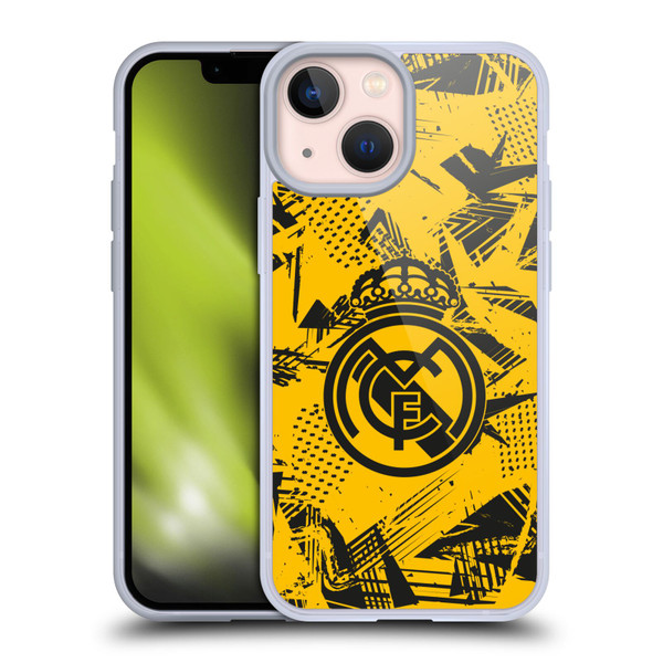 Real Madrid CF Urban Yellow Soft Gel Case for Apple iPhone 13 Mini