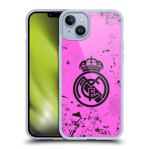 Real Madrid CF Urban Pink Soft Gel Case for Apple iPhone 14 Plus