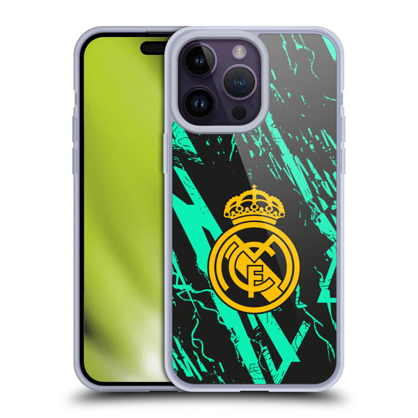 Real Madrid CF Urban Green Gold Soft Gel Case for Apple iPhone 14 Pro Max
