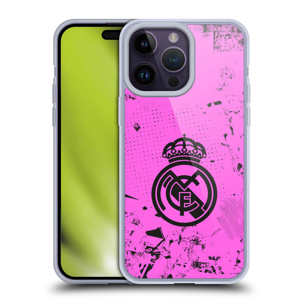 Real Madrid CF Urban Pink Soft Gel Case for Apple iPhone 14 Pro Max