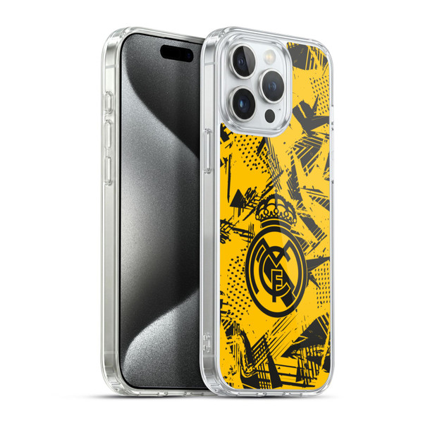 Real Madrid CF Urban Yellow Soft Gel Case for Apple iPhone 15 Pro Max & MagSafe