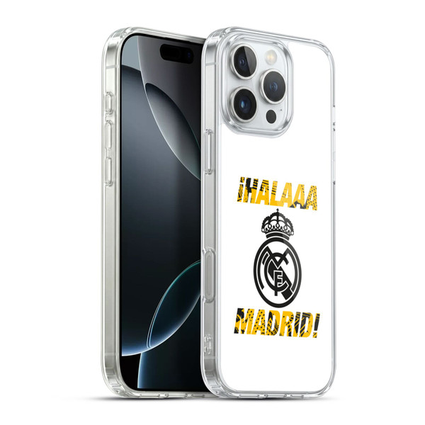 Real Madrid CF Urban Hala Madrid Soft Gel Case for Apple iPhone 16 Pro Max & MagSafe