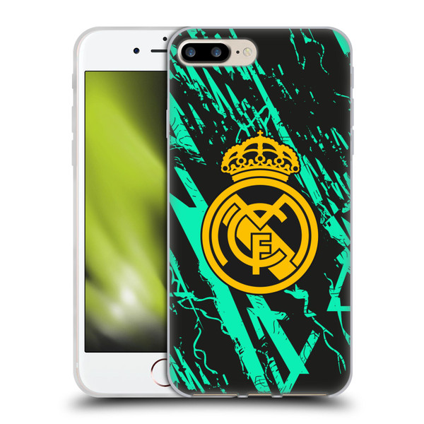 Real Madrid CF Urban Green Gold Soft Gel Case for Apple iPhone 7 Plus / iPhone 8 Plus