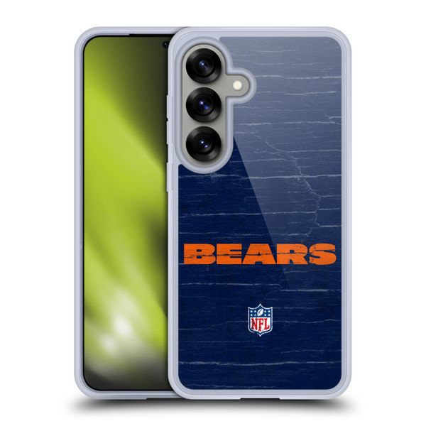 NFL Chicago Bears Logo Distressed Look Soft Gel Case for Samsung Galaxy S25