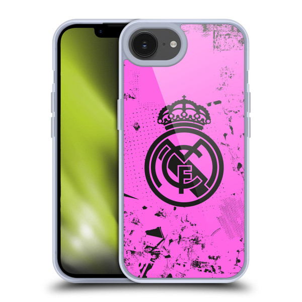 Real Madrid CF Urban Pink Soft Gel Case for Apple iPhone 16e