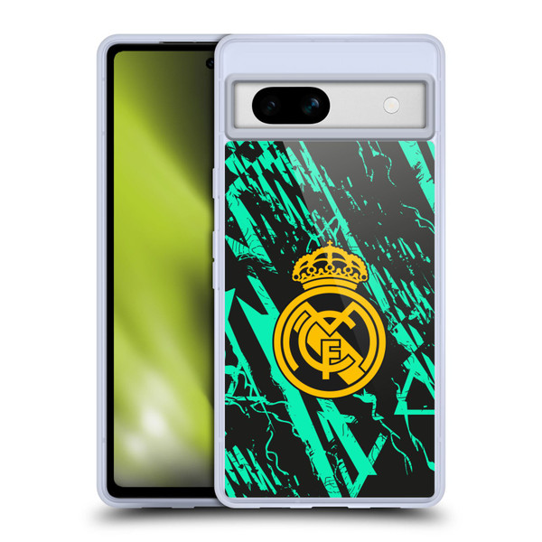 Real Madrid CF Urban Green Gold Soft Gel Case for Google Pixel 7a