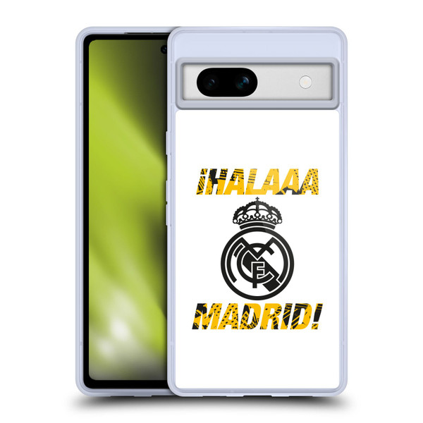 Real Madrid CF Urban Hala Madrid Soft Gel Case for Google Pixel 7a