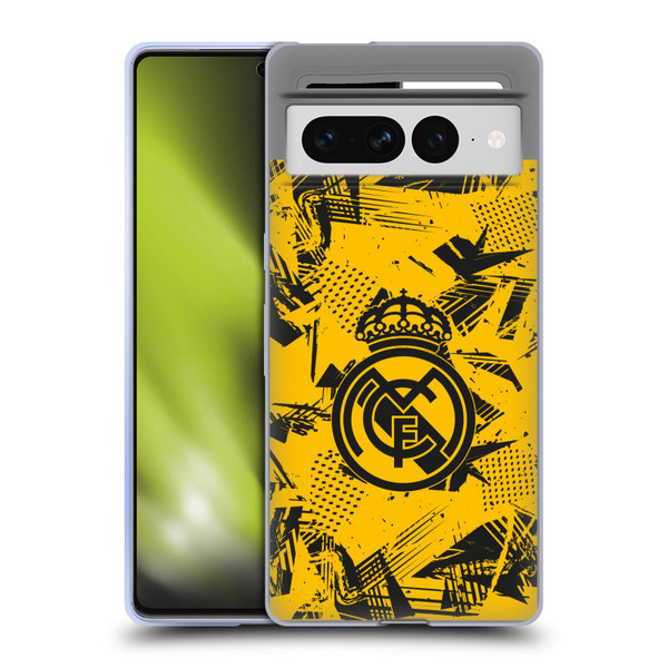 Real Madrid CF Urban Yellow Soft Gel Case for Google Pixel 7 Pro