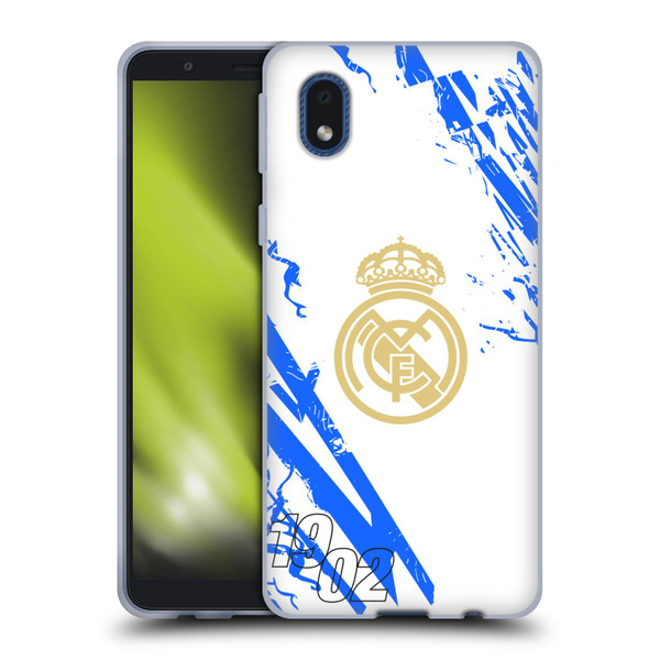 Real Madrid CF Urban White Blue Soft Gel Case for Samsung Galaxy A01 Core (2020)