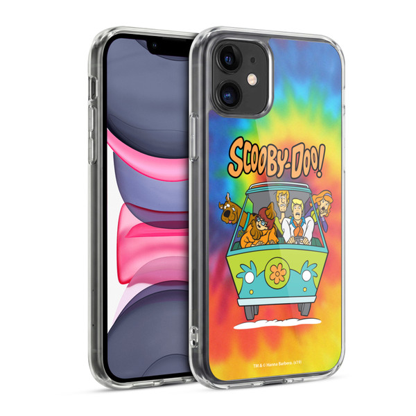Scooby-Doo Mystery Inc. Tie Dye Soft Gel Case for Apple iPhone 11