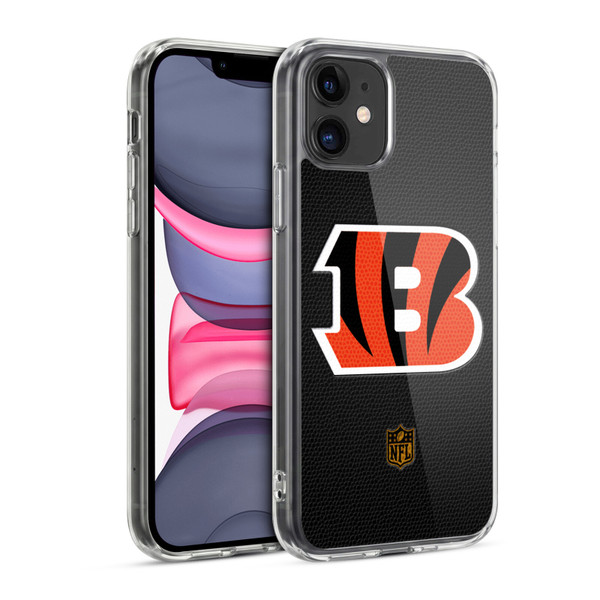 NFL Cincinnati Bengals Logo Football Soft Gel Case for Apple iPhone 11