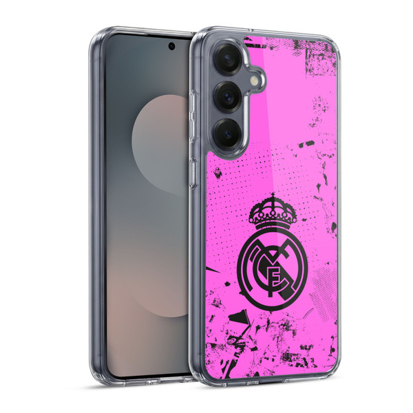 Real Madrid CF Urban Pink Soft Gel Case for Samsung Galaxy S25 & MagSafe