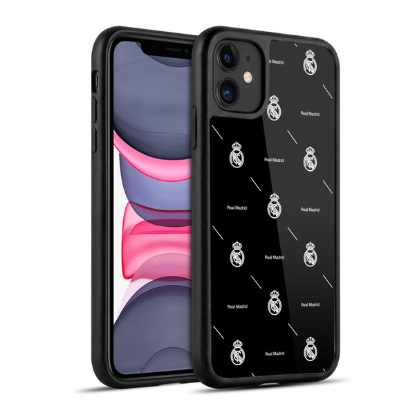 Real Madrid CF Legend White Logo Pattern Gel Armour Case For Apple iPhone 11