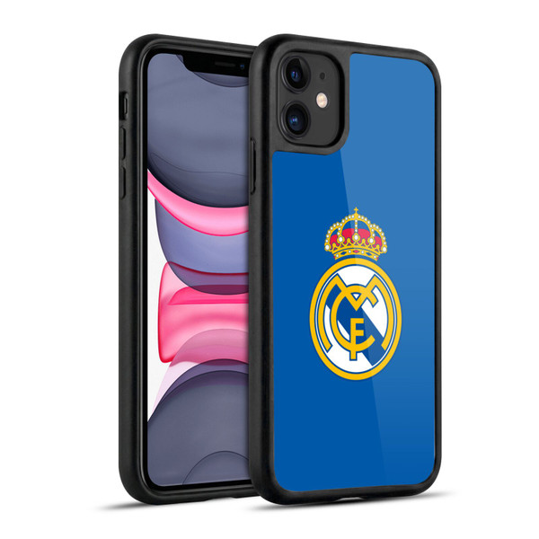 Real Madrid CF Origin Plain Logo Blue Gel Armour Case For Apple iPhone 11