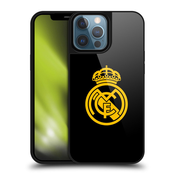 Real Madrid CF Origin Gold Logo Gel Armour Case For Apple iPhone 13 Pro Max