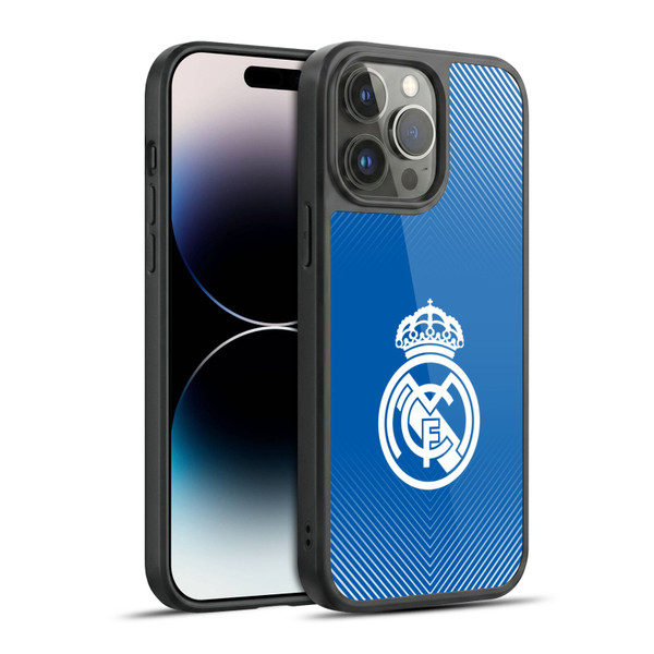 Real Madrid CF Origin Logo Blue Gel Armour Case For Apple iPhone 14 Pro Max