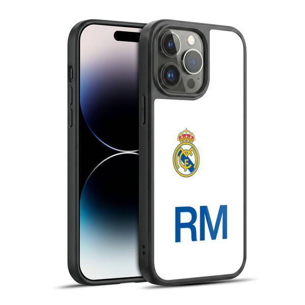Real Madrid CF Origin RM Logo Gel Armour Case For Apple iPhone 14 Pro Max