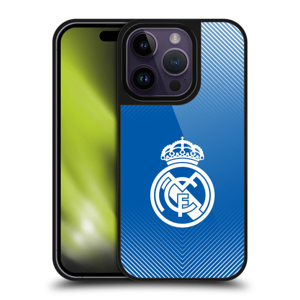 Real Madrid CF Origin Logo Blue Gel Armour Case For Apple iPhone 14 Pro