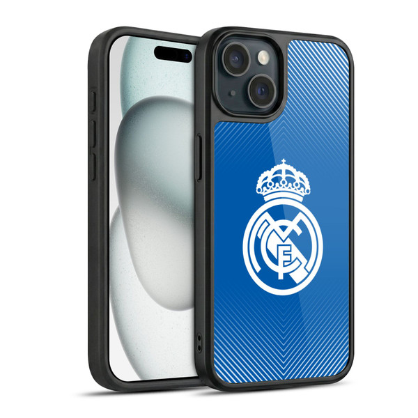 Real Madrid CF Origin Logo Blue Gel Armour Case For Apple iPhone 15