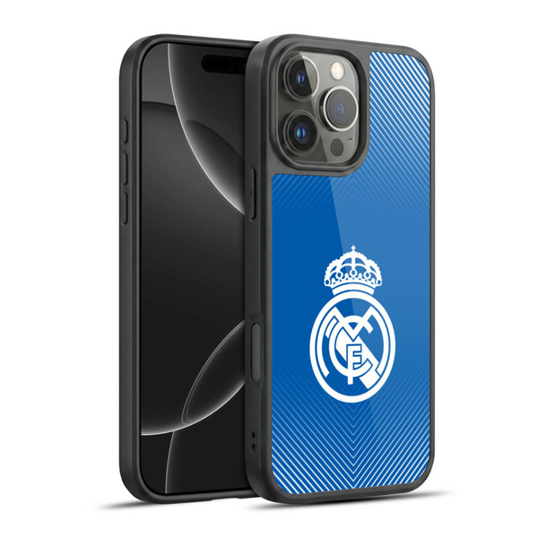 Real Madrid CF Origin Logo Blue Gel Armour Case For Apple iPhone 16 Pro Max