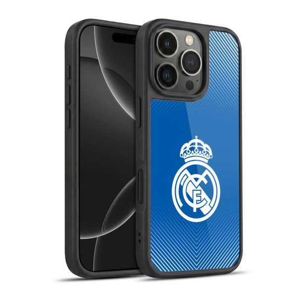 Real Madrid CF Origin Logo Blue Gel Armour Case For Apple iPhone 16 Pro