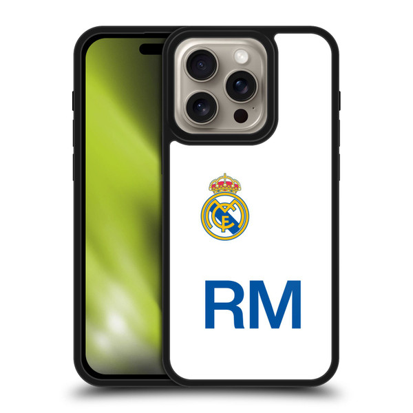 Real Madrid CF Origin RM Logo Gel Armour Case For Apple iPhone 16 Pro