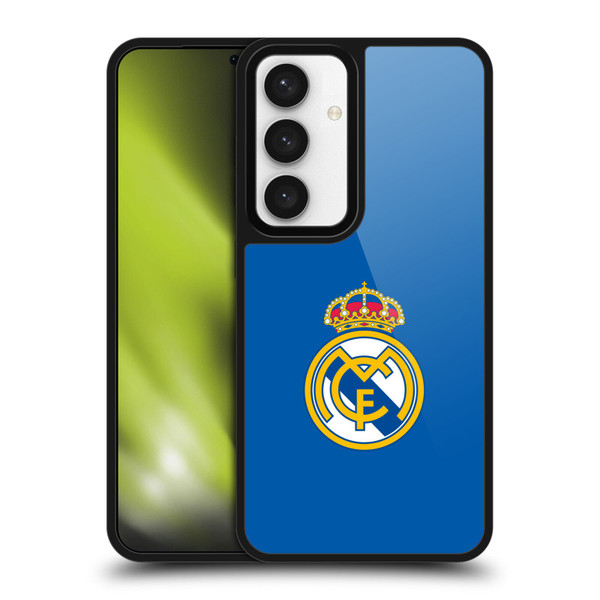 Real Madrid CF Origin Plain Logo Blue Gel Armour Case For Samsung Galaxy S24 5G