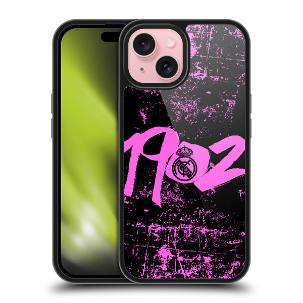 Real Madrid CF Urban Pink 1902 Gel Armour Case For Apple iPhone 15