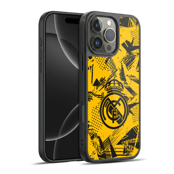 Real Madrid CF Urban Yellow Gel Armour Case For Apple iPhone 16 Pro Max