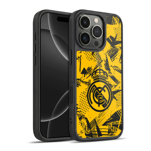 Real Madrid CF Urban Yellow Gel Armour Case For Apple iPhone 16 Pro