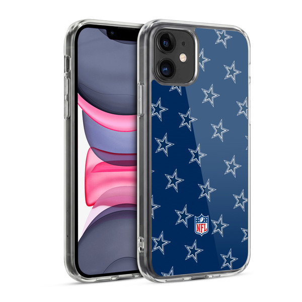 NFL Dallas Cowboys Artwork Patterns Soft Gel Case for Apple iPhone 11