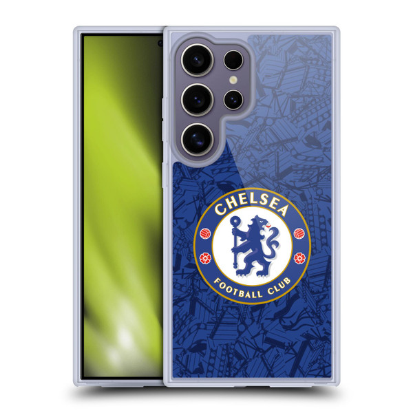 Chelsea Football Club 2019/20 Kit Home Soft Gel Case for Samsung Galaxy S25 Ultra