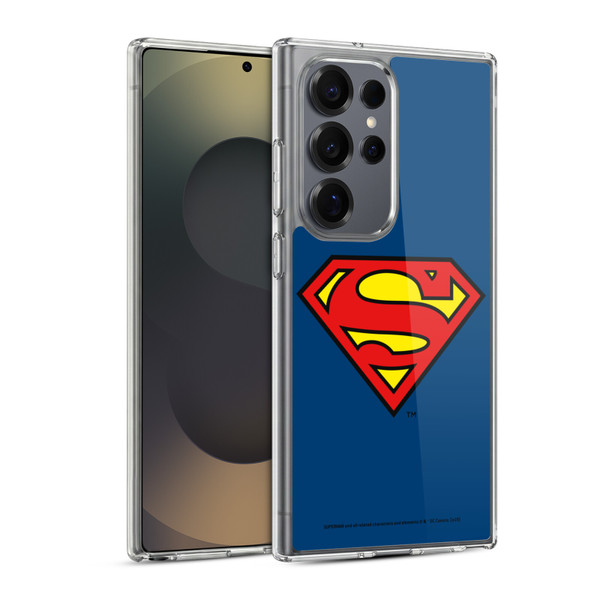 Superman DC Comics Logos Classic Soft Gel Case for Samsung Galaxy S25 Ultra & MagSafe