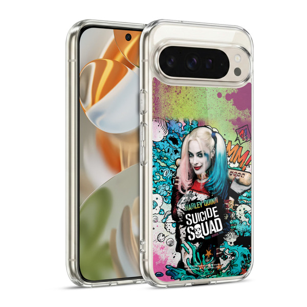 Suicide Squad 2016 Graphics Harley Quinn Poster Soft Gel Case for Google Pixel 9 / Pixel 9 Pro