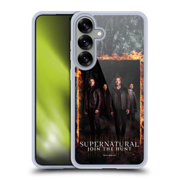 Supernatural Key Art Sam, Dean, Castiel & Crowley Soft Gel Case for Samsung Galaxy S25+