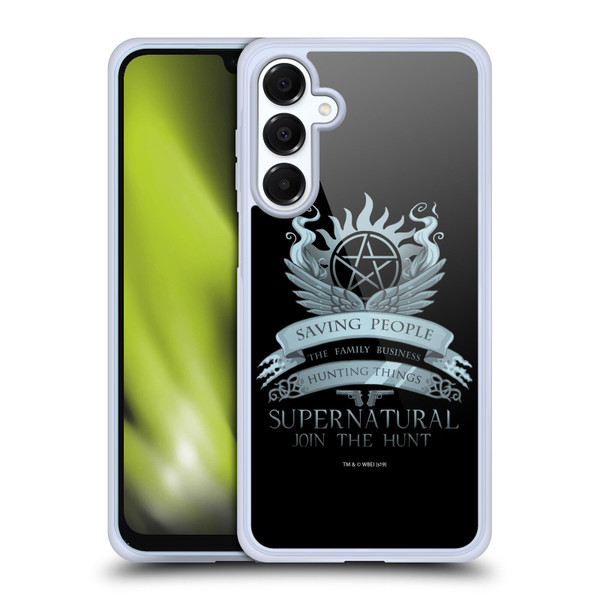 Supernatural Vectors Saving People Logo Soft Gel Case for Samsung Galaxy A16 5G
