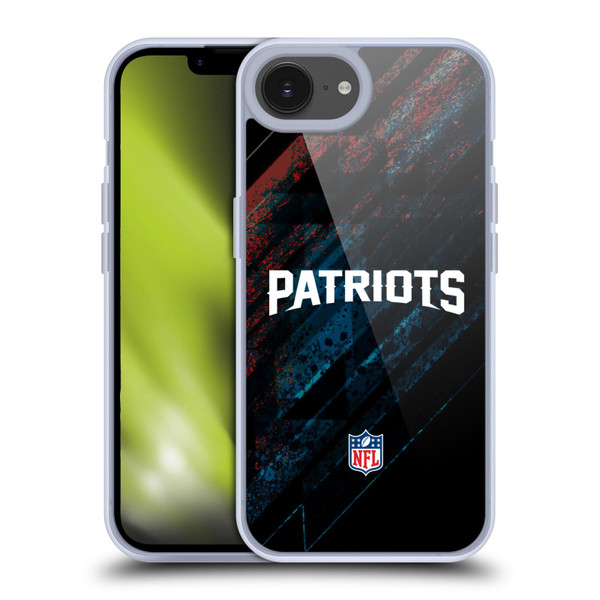 NFL New England Patriots Logo Blur Soft Gel Case for Apple iPhone 16e NFL New England Patriots Logo Blur Soft Gel Case for Apple iPhone 16e