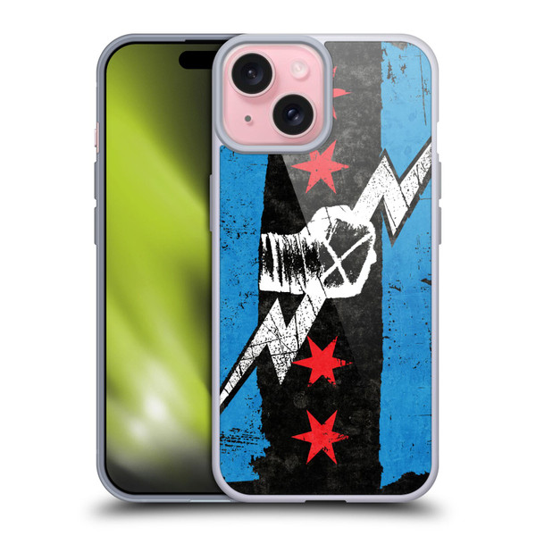 WWE CM Punk Return Soft Gel Case for Apple iPhone 15 & MagSafe